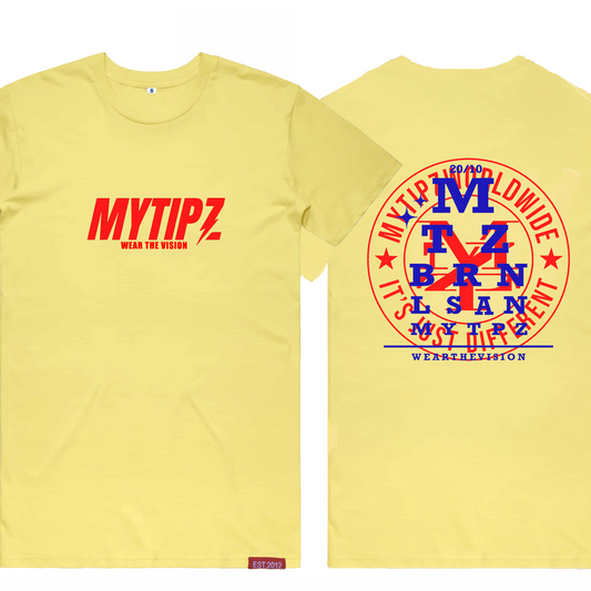 MyTipz Yellow & Red T-Shirt